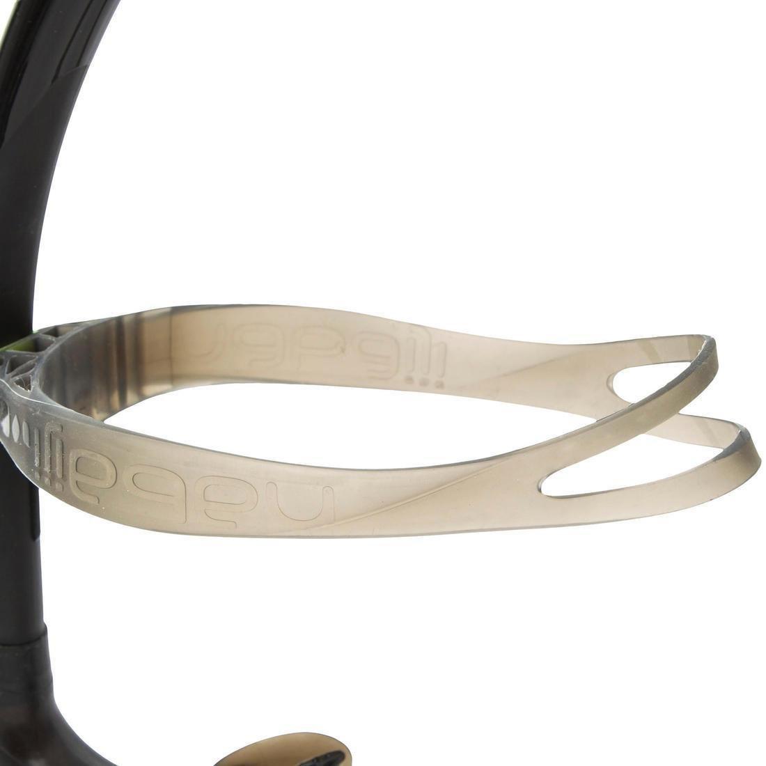 Centre-Mounted Swimming Snorkel, Black, No Color, large image number 3