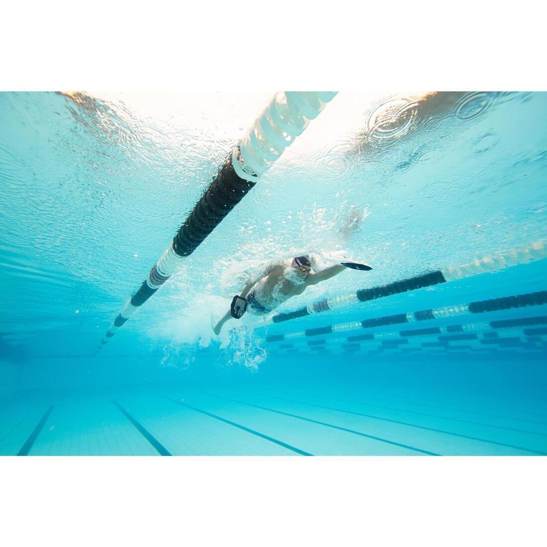 QUICK'IN 900 Swimming Paddles, Black Red, No Color, large image number 5