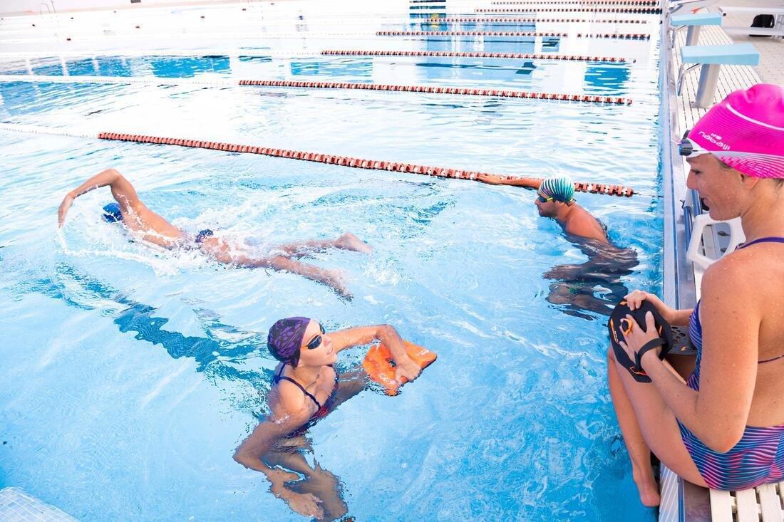 QUICK'IN 900 Swimming Paddles, Black Red, No Color, large image number 8