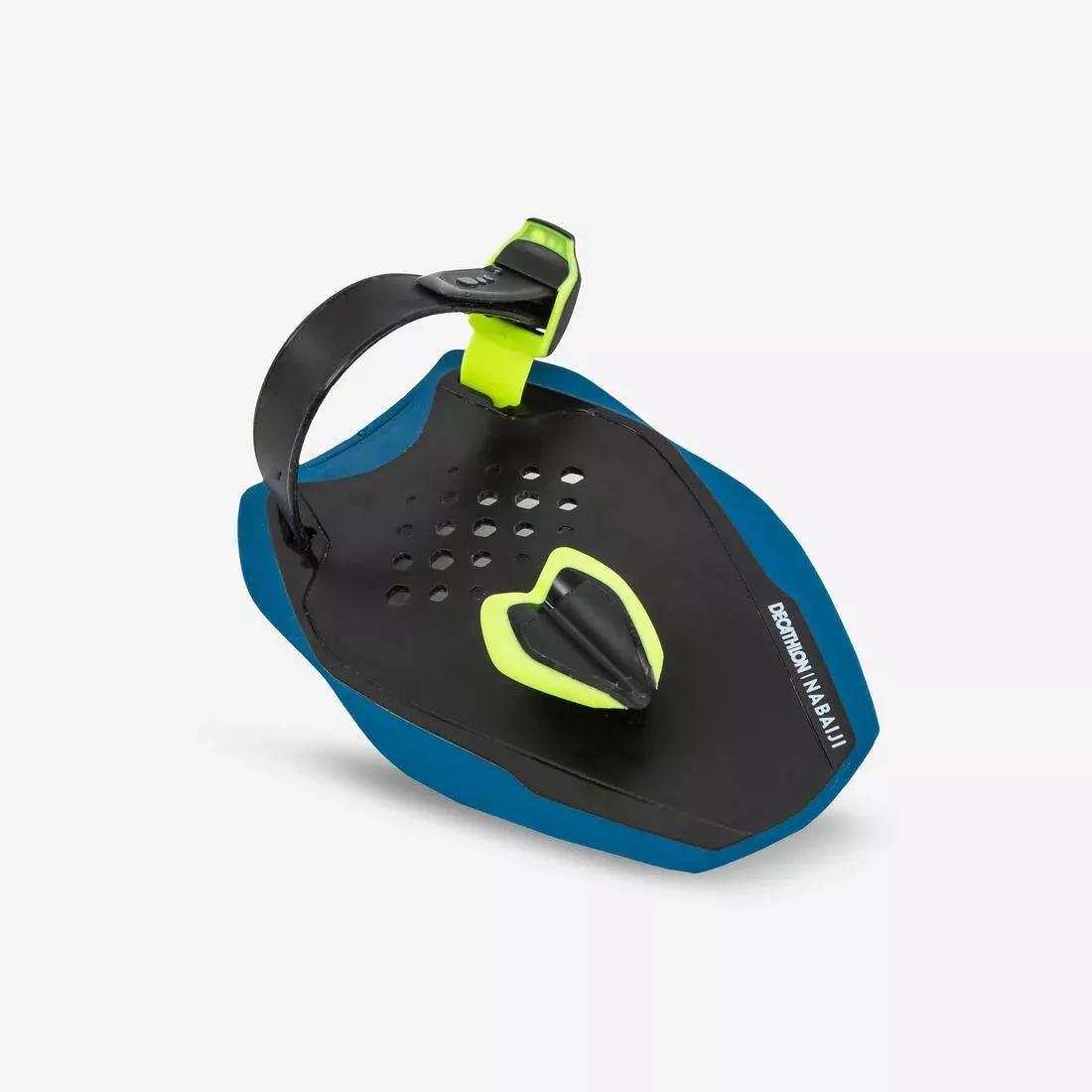 Swimming Hand Paddles Quick-In, Navy, No Color, large image number 0