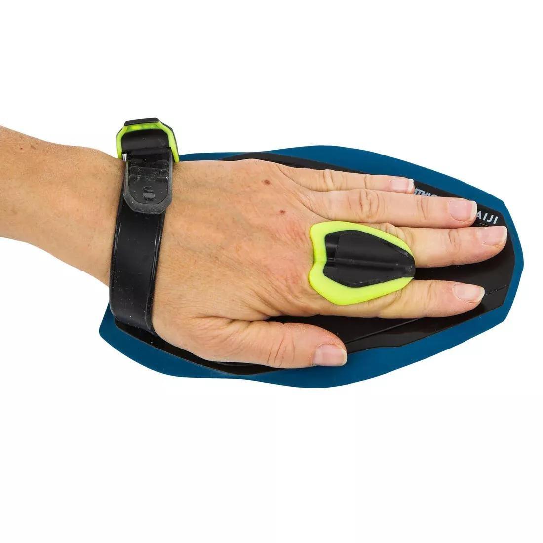 Swimming Hand Paddles Quick-In, Navy, No Color, large image number 10