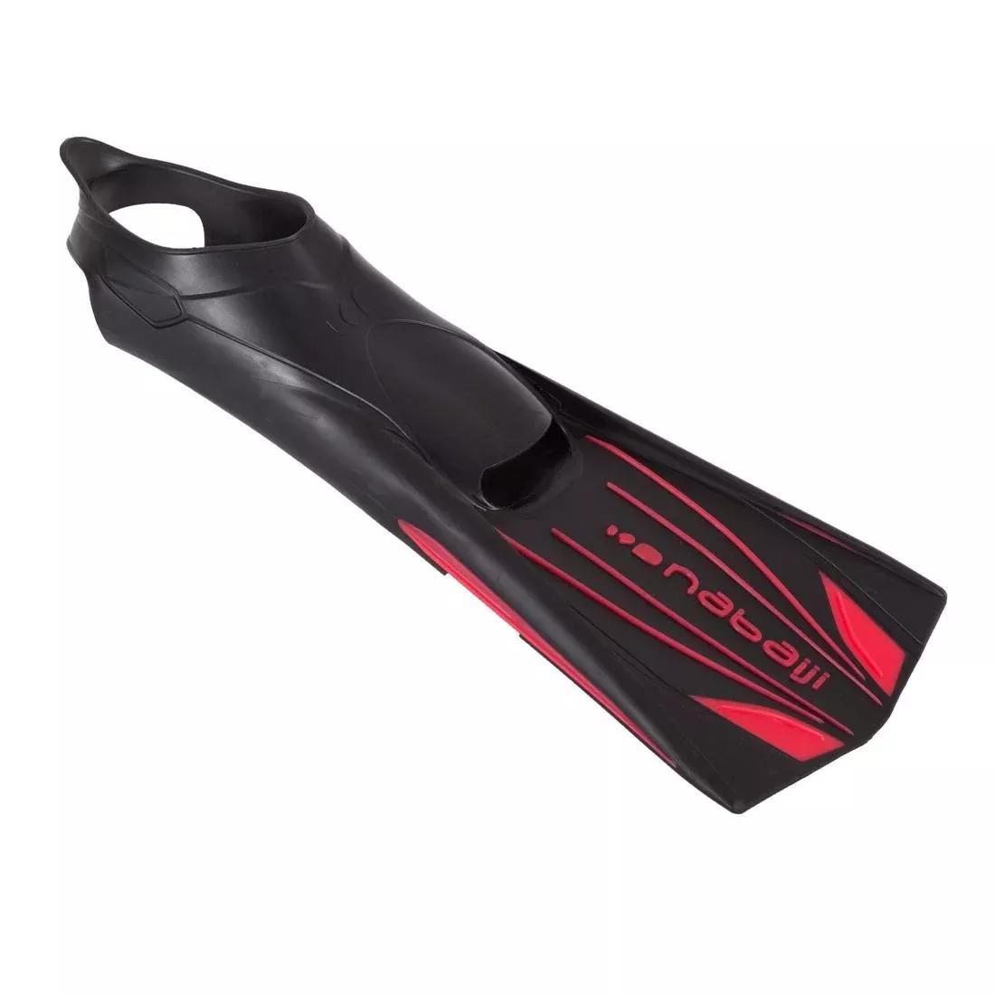 Topfins 900 Rigid Long Swimming Fins, Black Red, , large image number 0