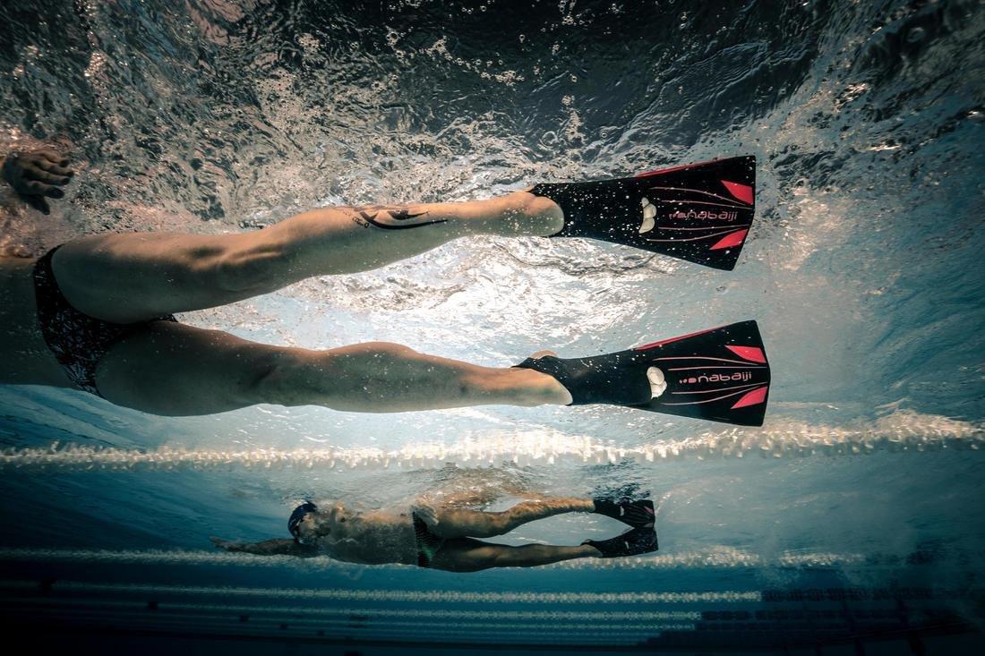 Topfins 900 Rigid Long Swimming Fins, Black Red, , large image number 6