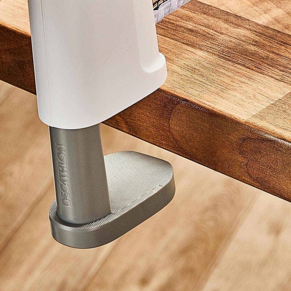 Table Tennis Set with Posts, Adjustable Rollnet, 2 Bats and 2 Balls, White/Grey, No Color, medium