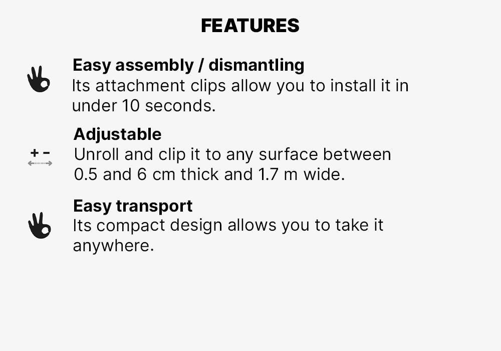 Table Tennis Set with Posts, Adjustable Rollnet, 2 Bats and 2 Balls, White/Grey, No Color, medium
