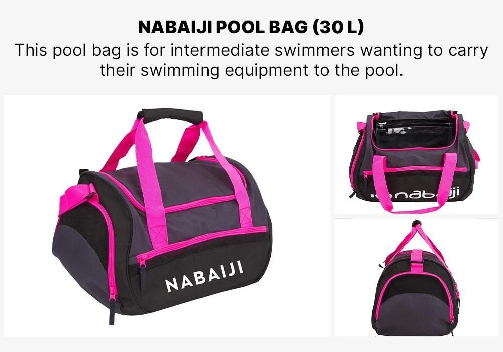Swim Bag, Black, No Color, large image number 16