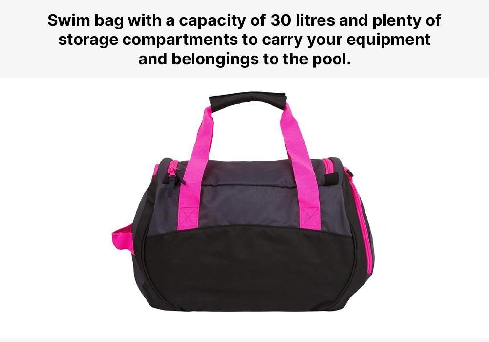 Swim Bag, Black, No Color, large image number 17