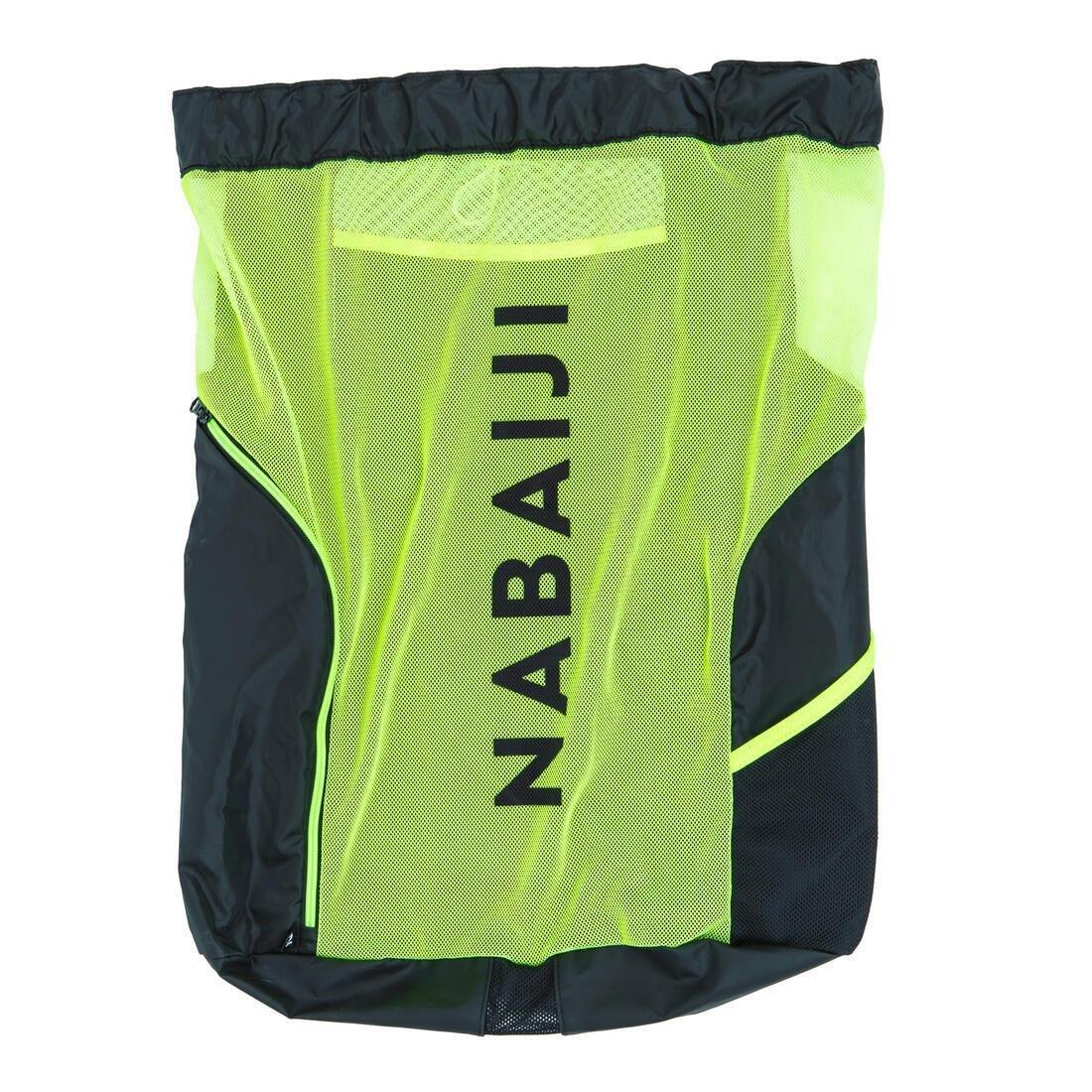 Swimming Mesh Pool Bag - 900, Yellow, No Color, large image number 0