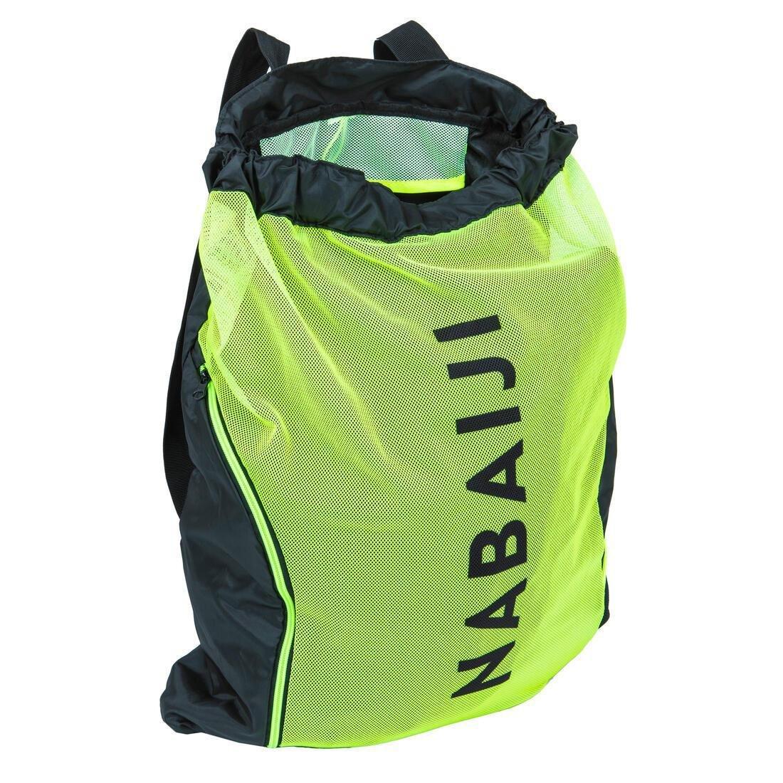 Swimming Mesh Pool Bag - 900, Yellow, No Color, large image number 1