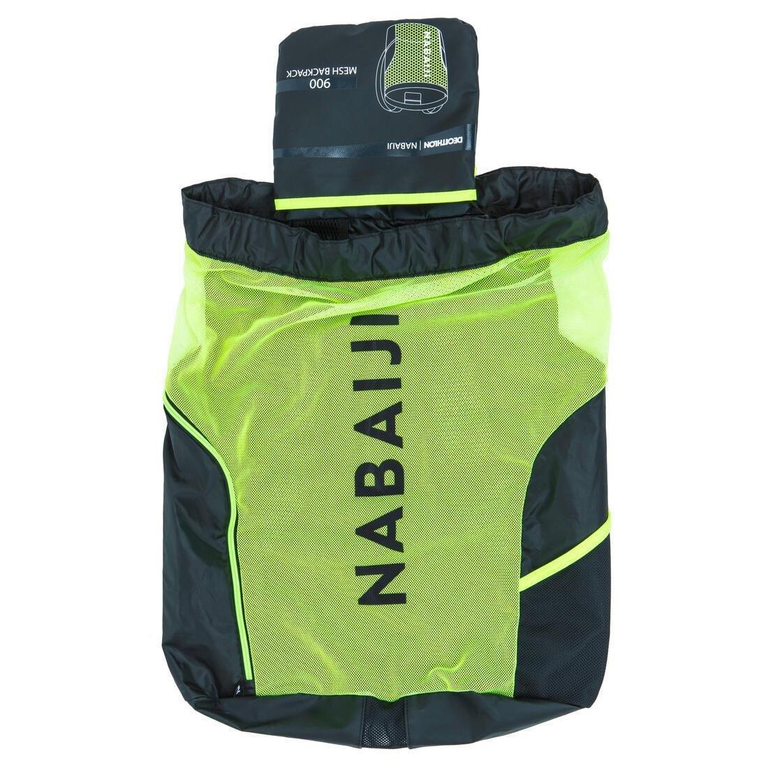 Swimming Mesh Pool Bag - 900, Yellow, No Color, large image number 4