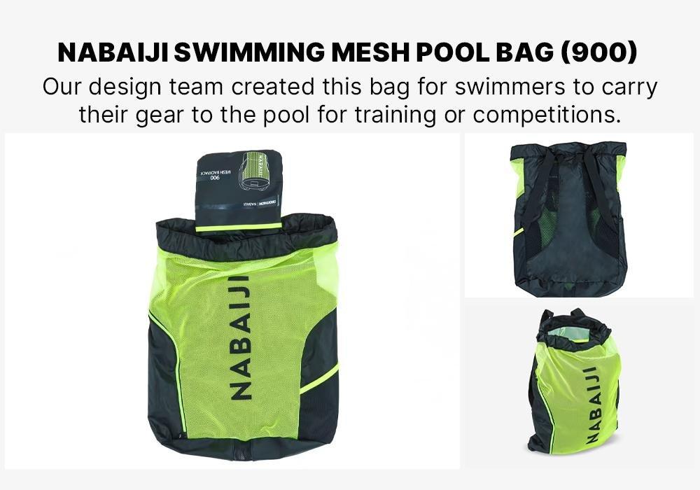 Swimming Mesh Pool Bag - 900, Yellow, No Color, large image number 18