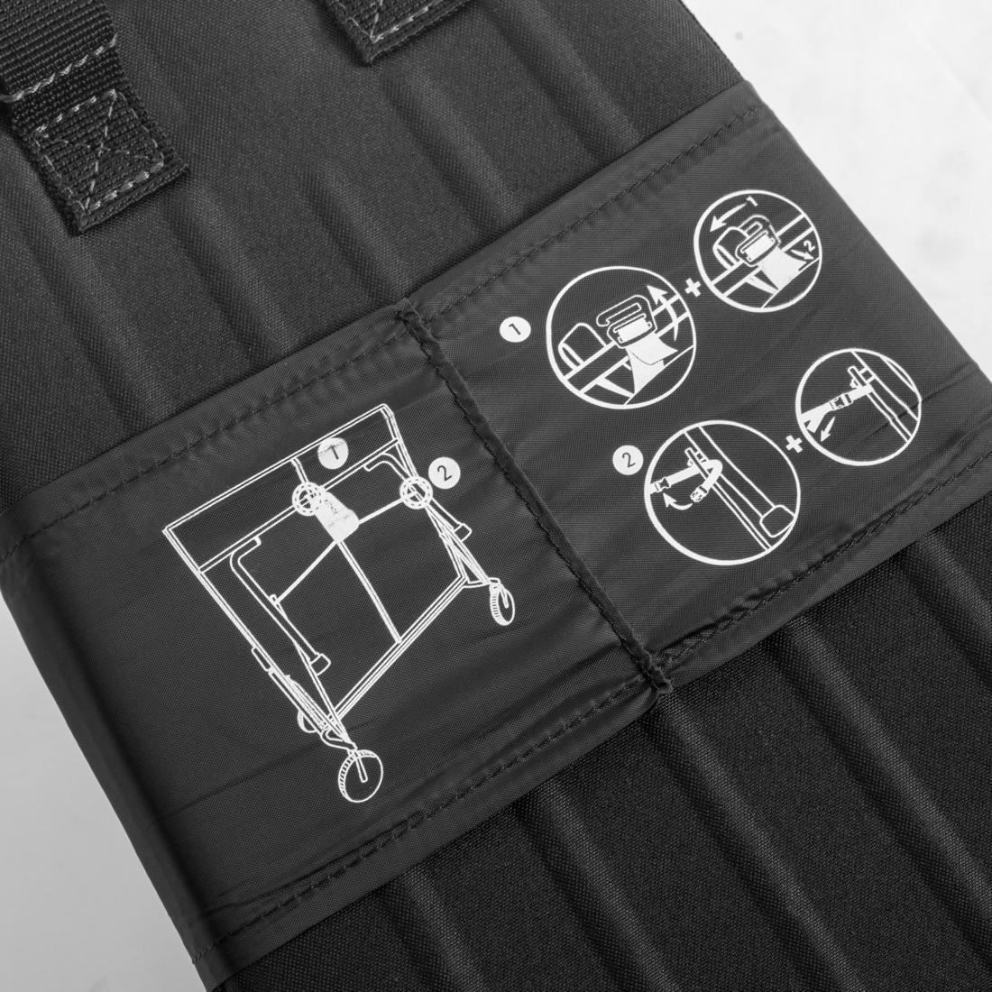 Table Tennis Removable Bat Holder, Black, No Color, large image number 12