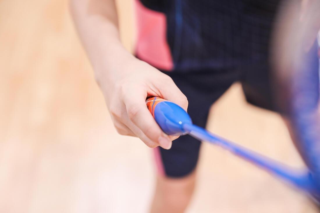 Junior Badminton Racket Br 160 Easy Grip, Blue, No Color, large image number 6