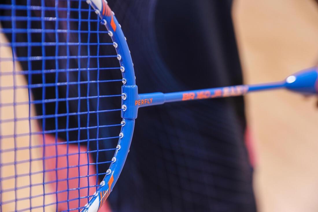 Junior Badminton Racket Br 160 Easy Grip, Blue, No Color, large image number 7