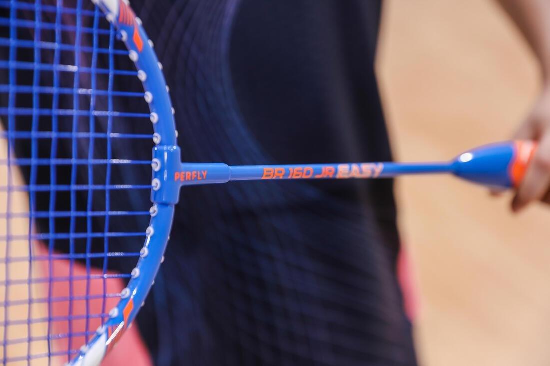 Junior Badminton Racket Br 160 Easy Grip, Blue, No Color, large image number 8