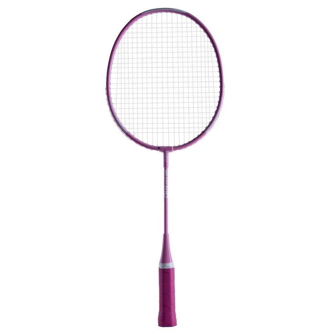 Kid Badminton Racket Set Starter Blue Pink, No Color, large image number 4