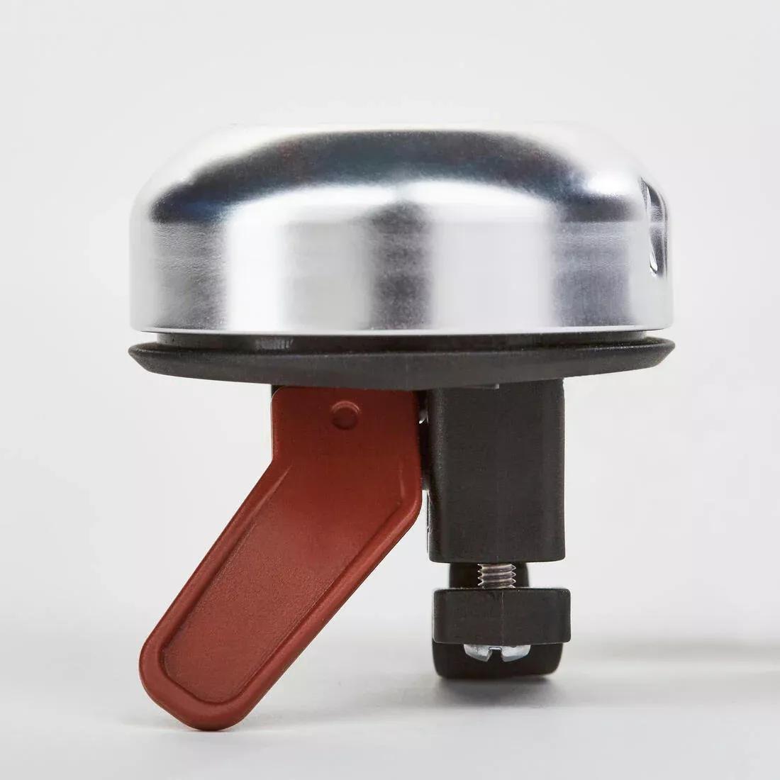 500 Kids' Bike Bell, Grey, No Color, large image number 4