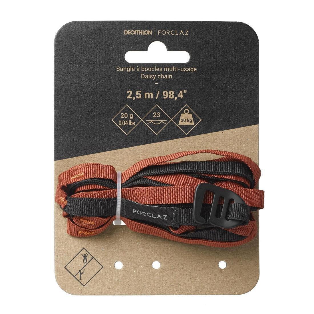 Trekking Ultra-Light And Versatile Daisy Chain - Black Orange, , large image number 0