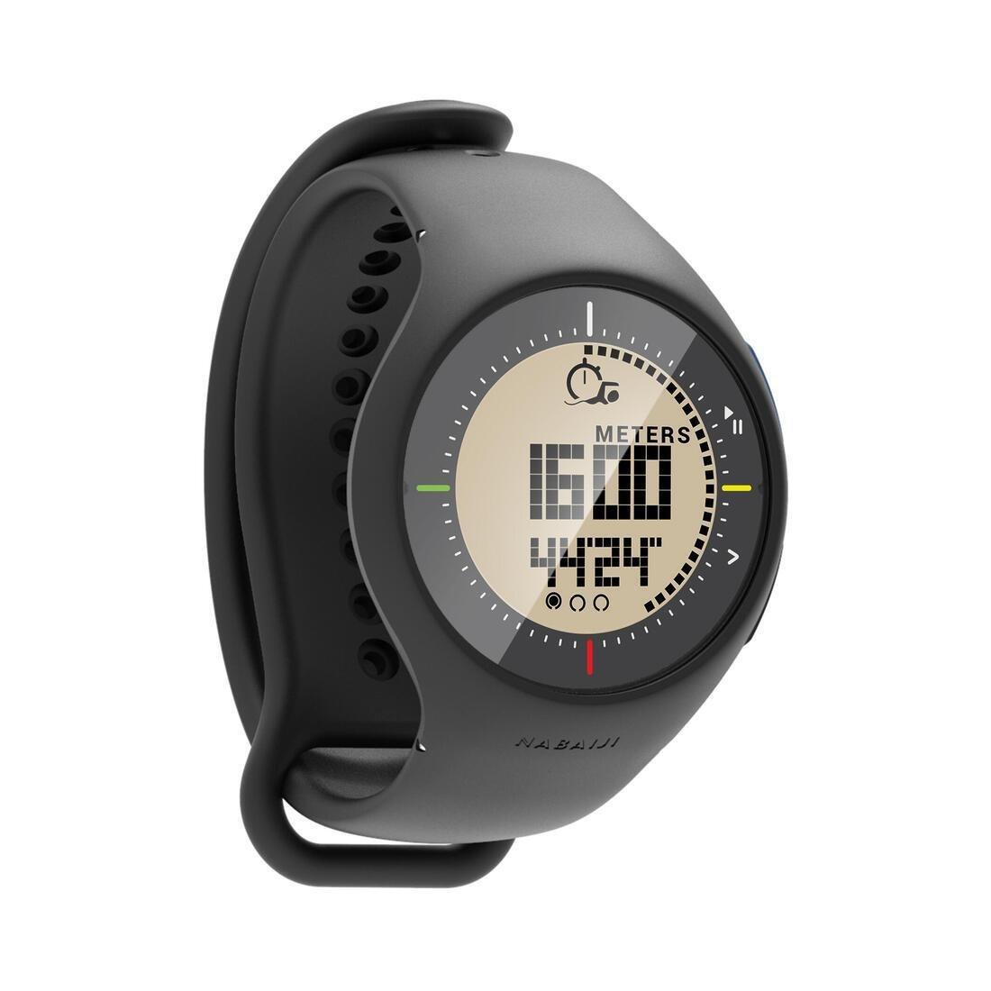 Swimming Pool Watch Sl500  Distance  Lengths Chronometer, Black, No Color, large image number 0