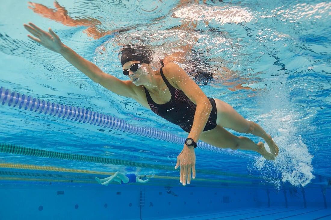 Swimming Pool Watch Sl500  Distance  Lengths Chronometer, Black, No Color, large image number 10