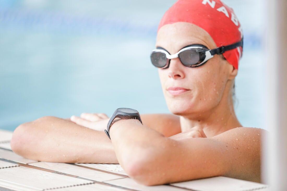 Swimming Pool Watch Sl500  Distance  Lengths Chronometer, Black, No Color, large image number 12