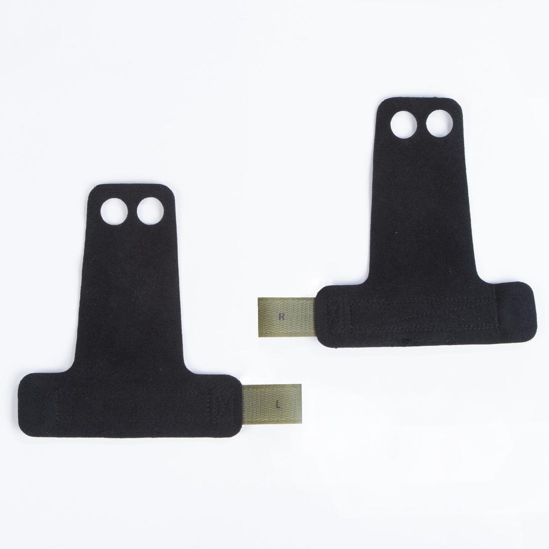 Two-Finger Cross-Training Hand Grips, Black, No Color, large image number 3