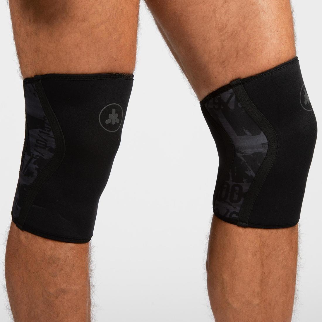 Crosstraining Knee Brace, Black, No Color, medium