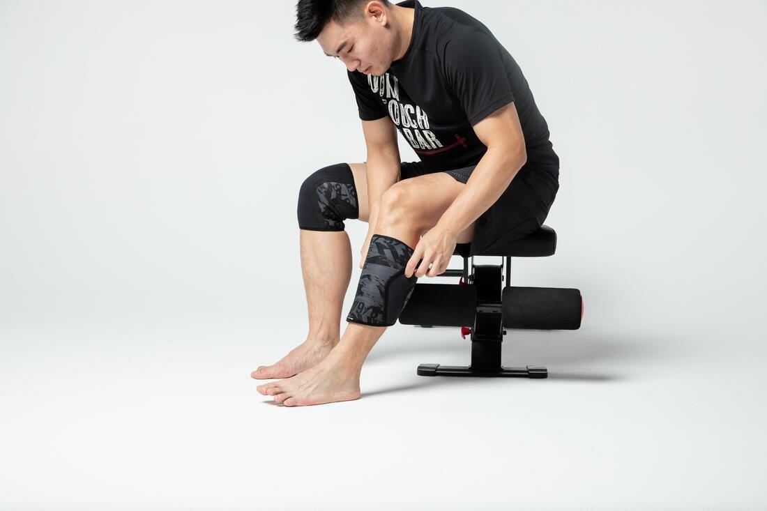 Crosstraining Knee Brace, Black, , large image number 11