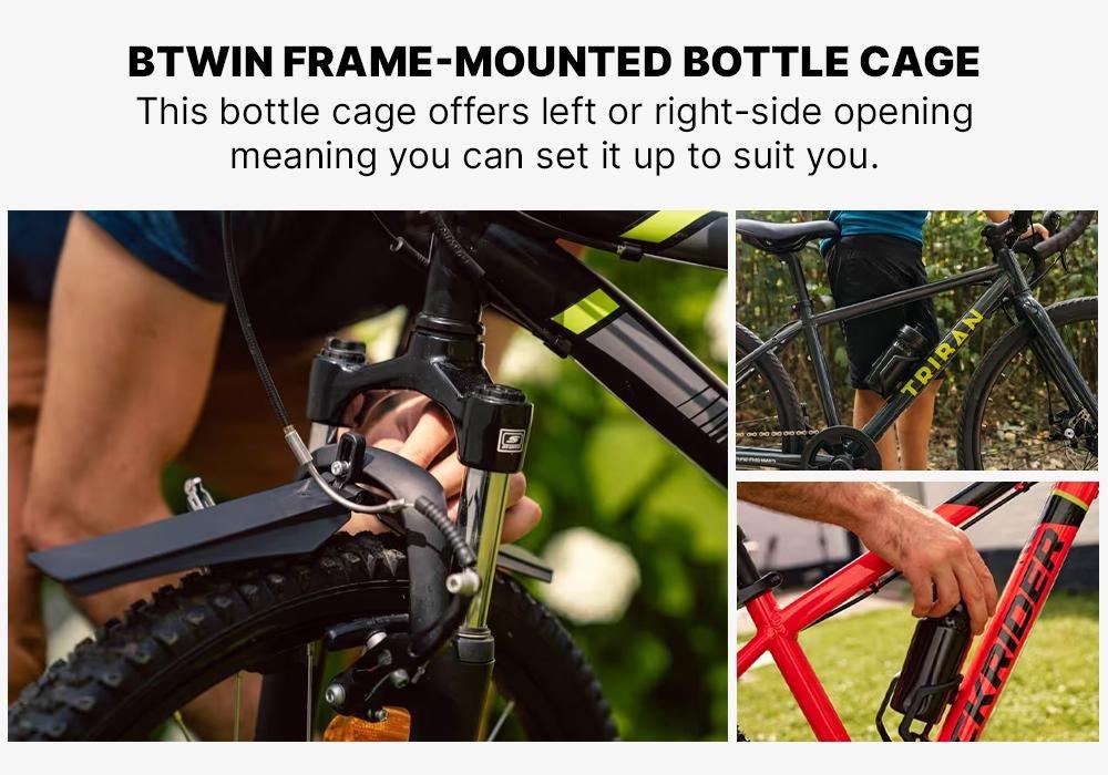 Frame-Mounted Bottle Cage With Side Opening For A Bottle, Black, No Color, large image number 9