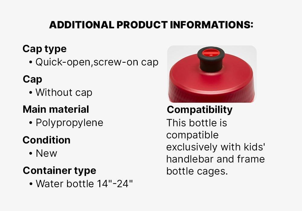 Kids Water Bottle 500, Red, No Color, large image number 16
