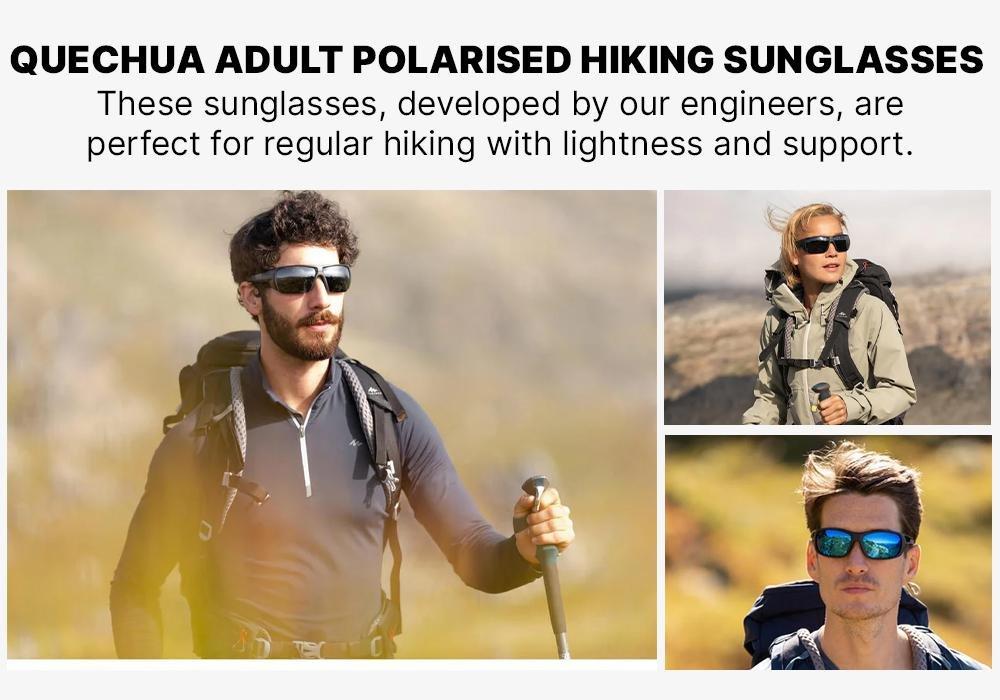 Adult, Polarised Category 4 Hiking Sunglasses, MH590, Black, No Color, large image number 18