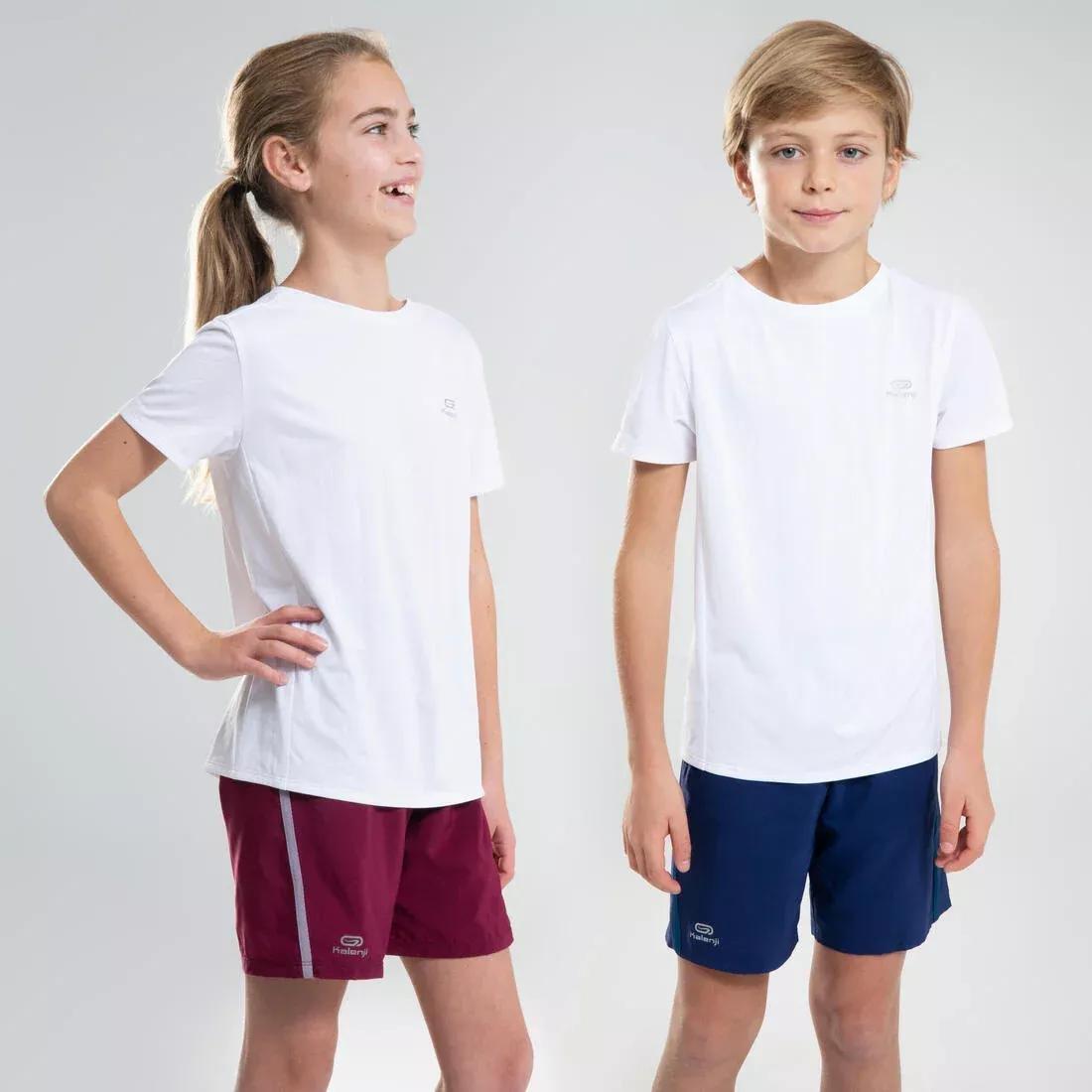 ULTRA WHITE Kids' Unisex Multisport Breathable T-Shirt, No Color, medium