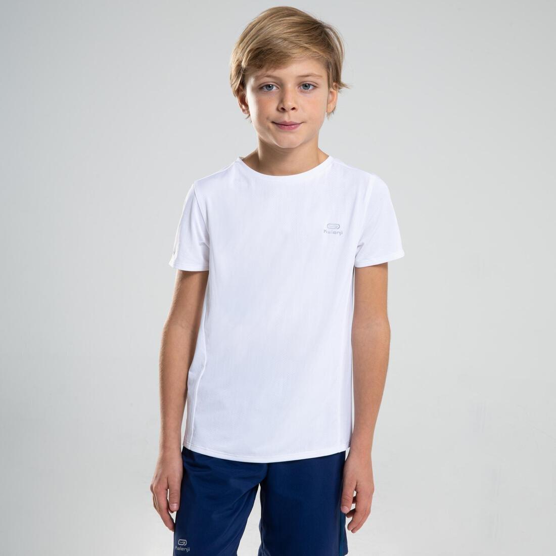 ULTRA WHITE Kids' Unisex Multisport Breathable T-Shirt - White, , large image number 1