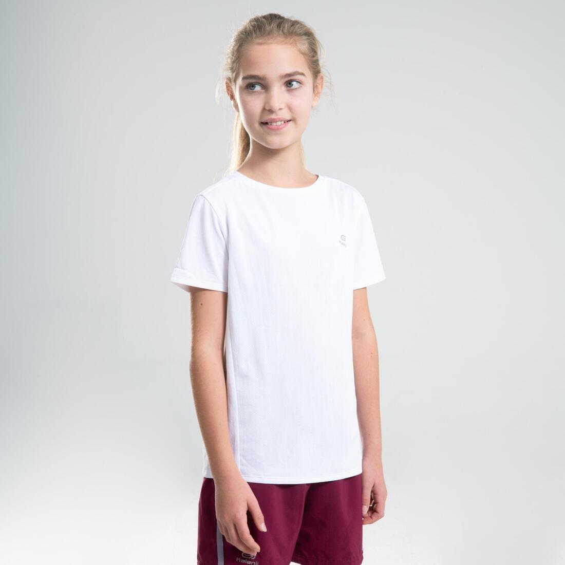 ULTRA WHITE Kids' Unisex Multisport Breathable T-Shirt - White, , large image number 2