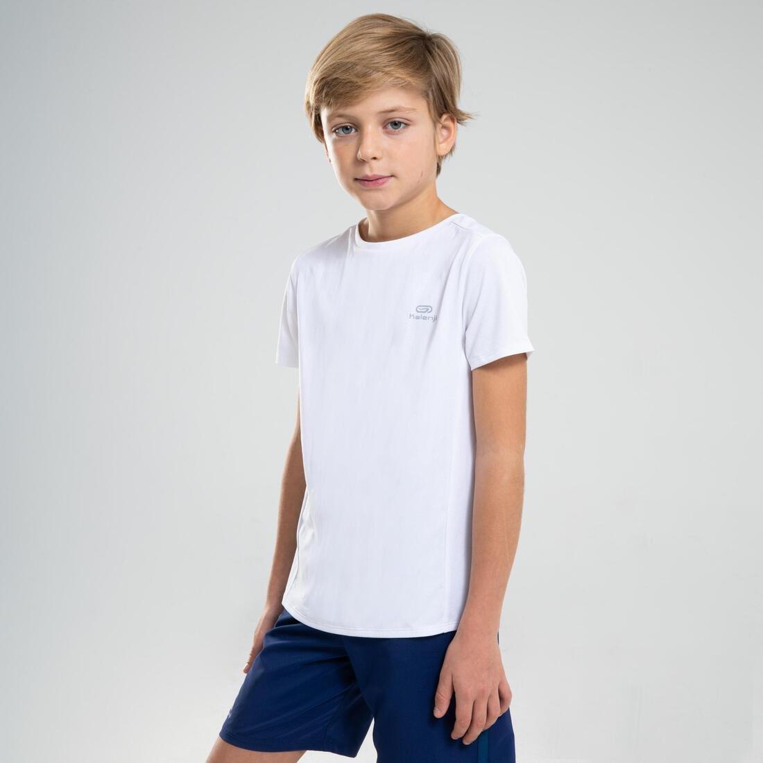 ULTRA WHITE Kids' Unisex Multisport Breathable T-Shirt, No Color, large image number 3