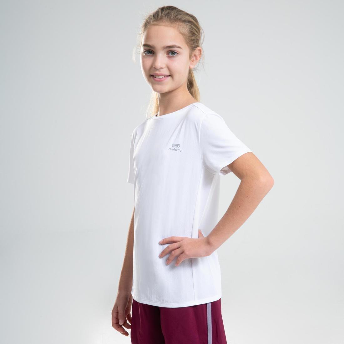 ULTRA WHITE Kids' Unisex Multisport Breathable T-Shirt - White, , large image number 4