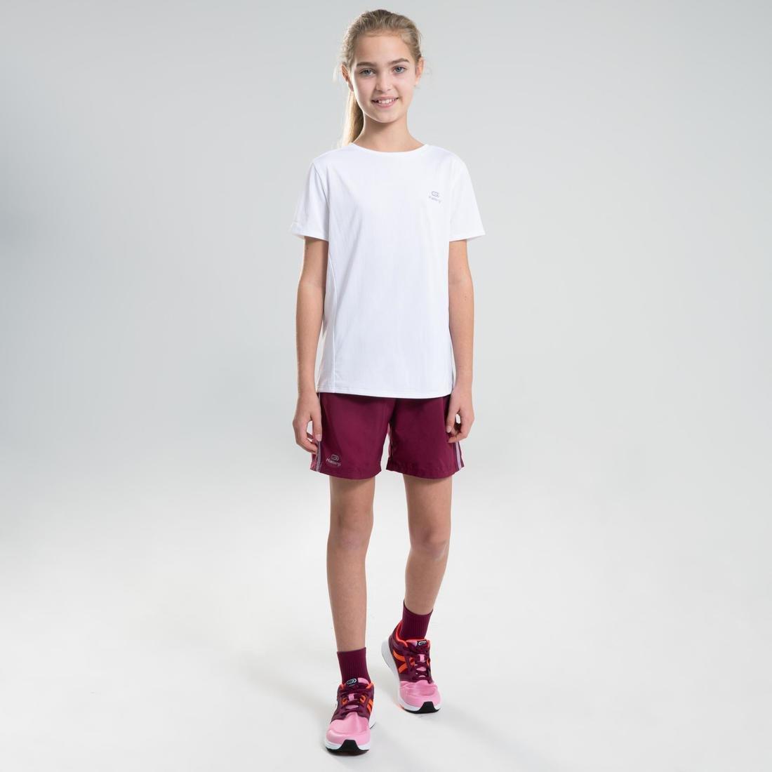 ULTRA WHITE Kids' Unisex Multisport Breathable T-Shirt - White, , large image number 9