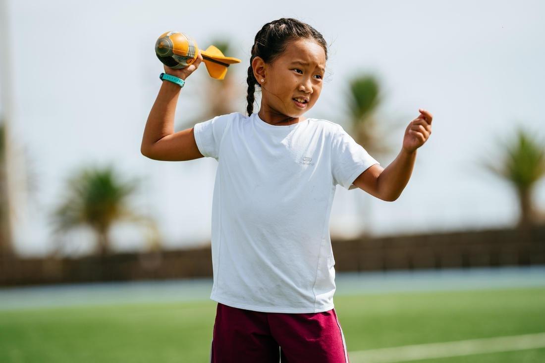 ULTRA WHITE Kids' Unisex Multisport Breathable T-Shirt, No Color, large image number 10