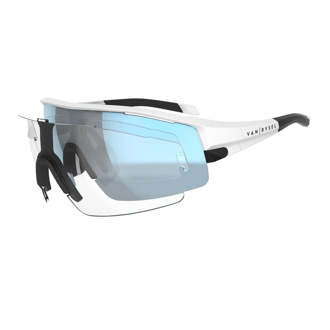 Adult Cycling Glasses - 900, White, No Color, large image number 0