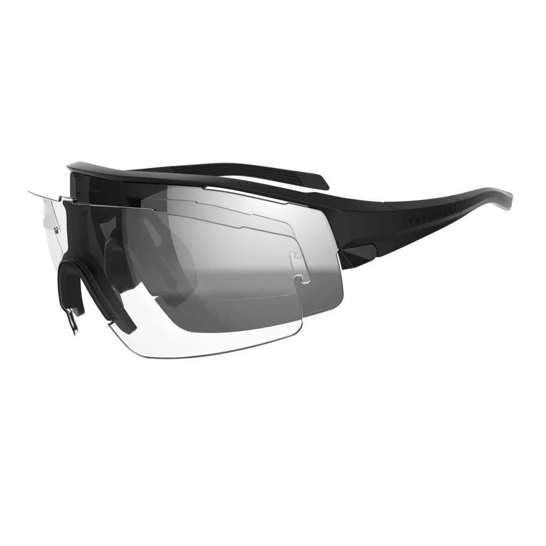 Roadr 900 Adult Cycling Glasses, Black, No Color, large image number 0
