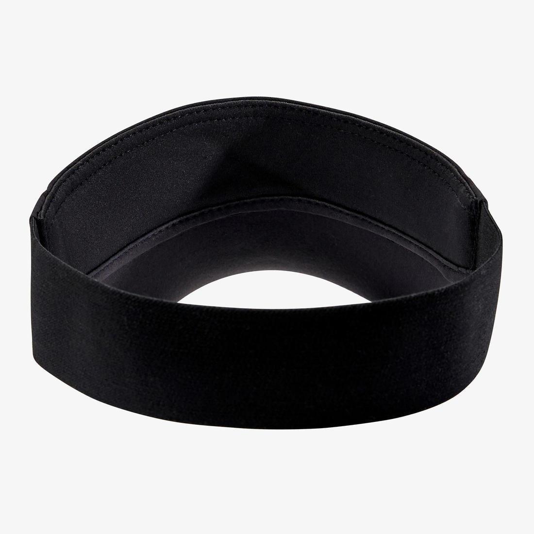 Jogging Visor Man Woman, Black, No Color, large image number 2
