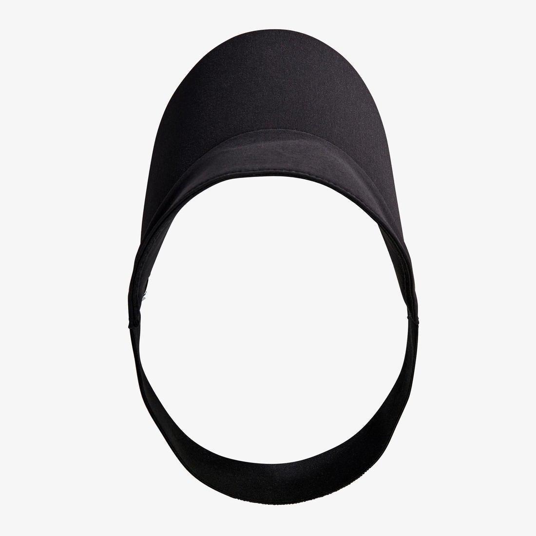 Jogging Visor Man Woman, Black, No Color, large image number 3