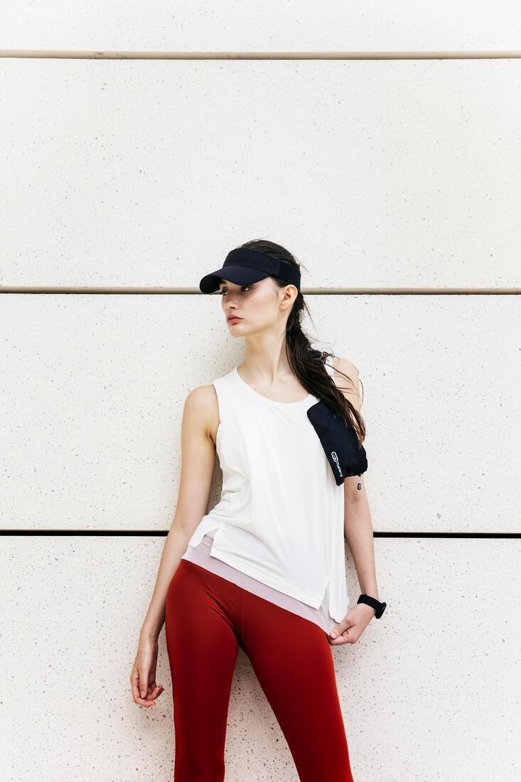 Jogging Visor Man Woman, Black, No Color, large image number 7