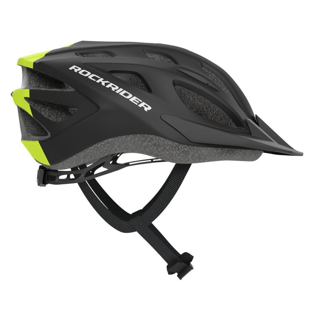 Kids Unisex Mountain Bike Helmet - 500 Neon, Black, No Color, large image number 0