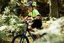 BTWIN - Kids' Mountain Bike Helmet 500 - Neon, Black