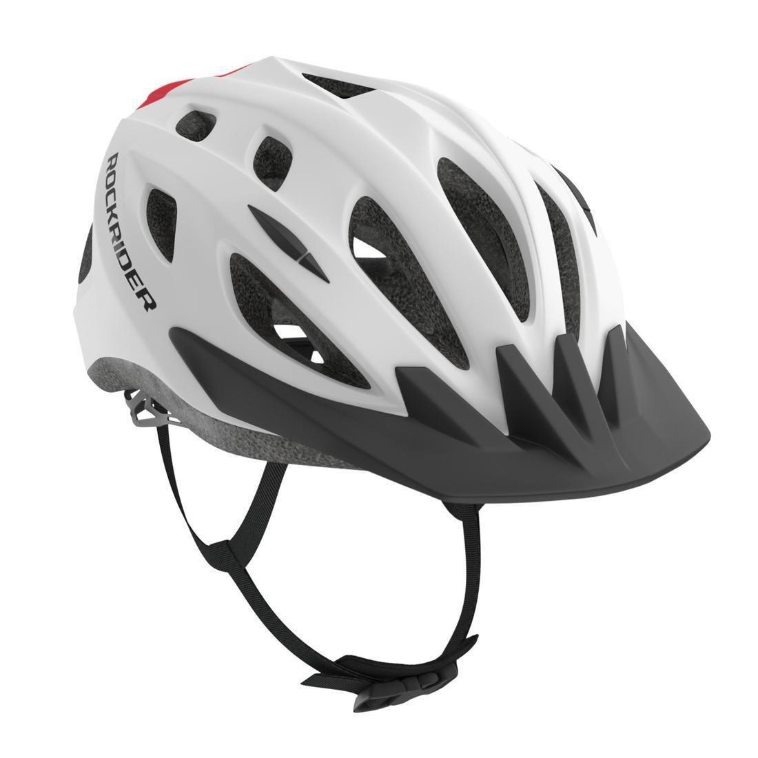 BTWIN 500 Kids Mountain Bike Helmet White Azadea UAE