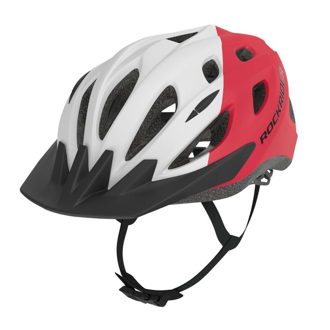500 Kids' Mountain Bike Helmet, White, No Color, large image number 4