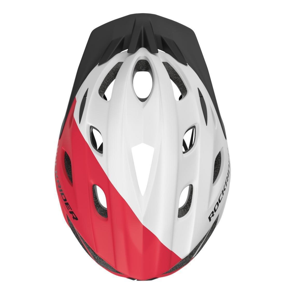 500 Kids' Mountain Bike Helmet, White, No Color, large image number 6