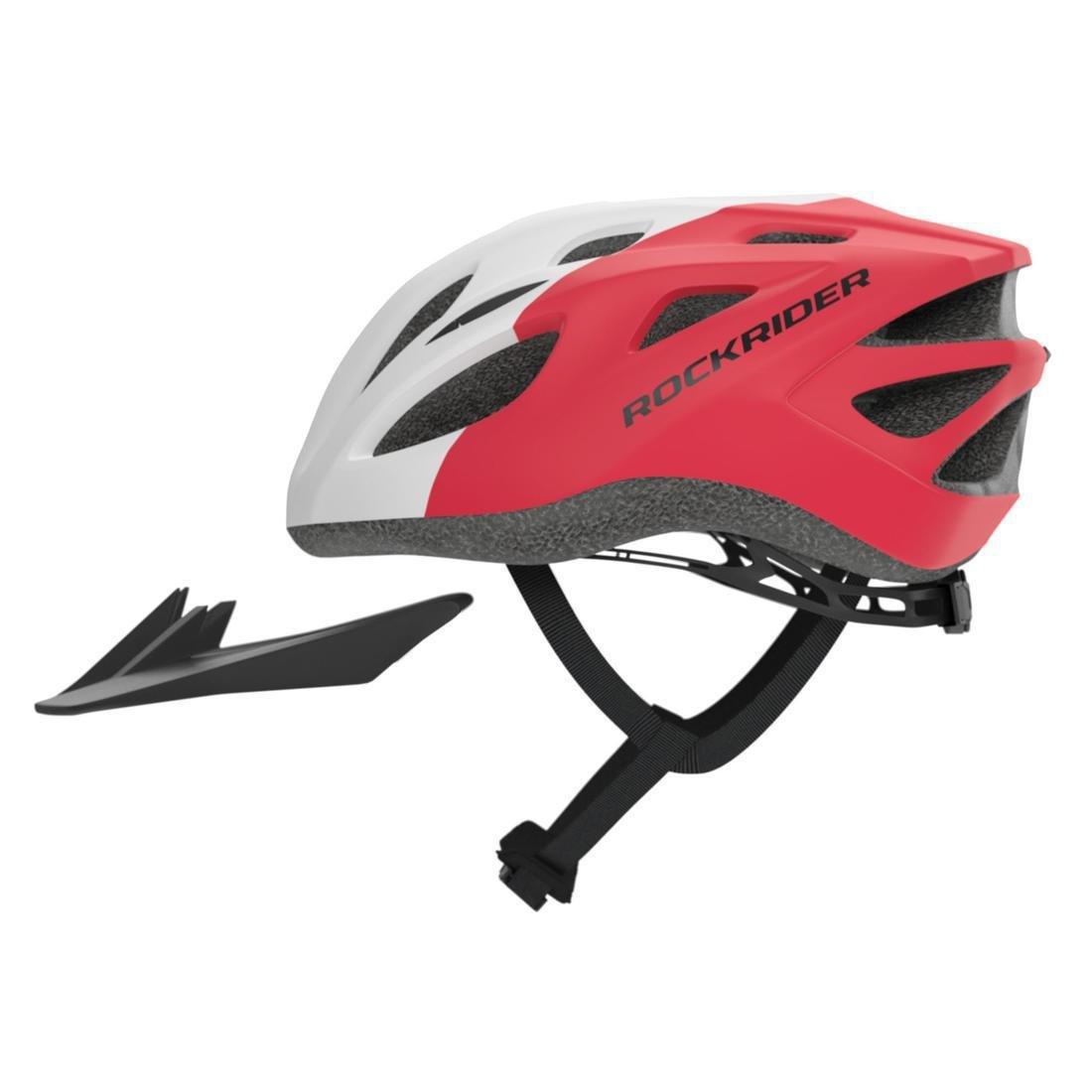 500 Kids' Mountain Bike Helmet, White, No Color, large image number 7
