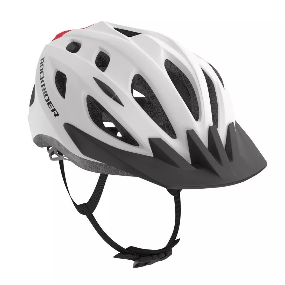 500 Kids' Mountain Bike Helmet, White, No Color, large image number 13